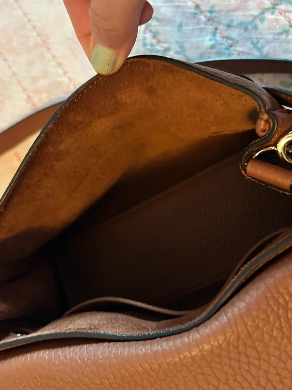 Mulberry Mini Alexa Heavy Grain Leather Satchel Chestnut Brown Retails $1345 EUC - Picture 14 of 17